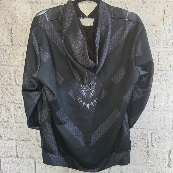 Men's Marvel Black Panther Comic Character Logo Hoodie SZ XL - Picture 2 of 13